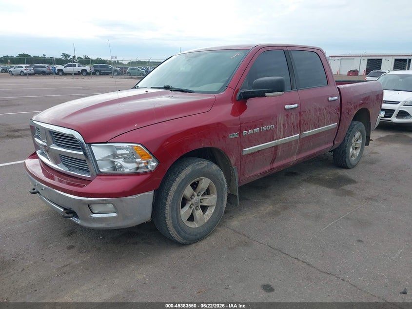 Vin: 1c6rd7lt6cs148695, lot: 45881545, ram 1500 slt 20122