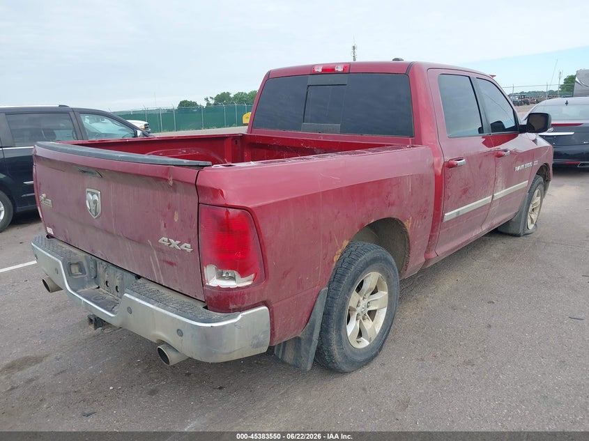 Vin: 1c6rd7lt6cs148695, lot: 45881545, ram 1500 slt 20124