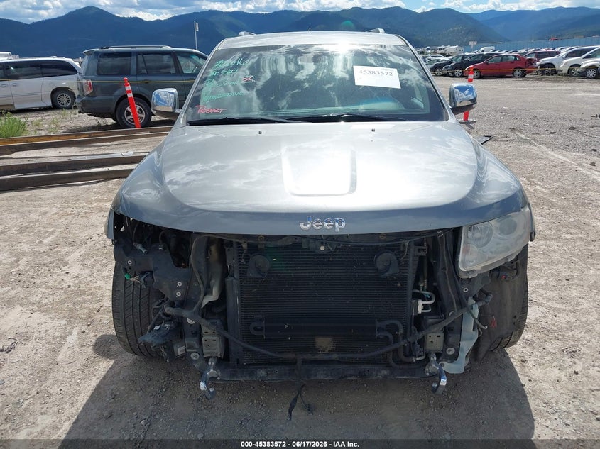2013 Jeep Grand Cherokee Overland Summit VIN: 1C4RJFCT5DC572666 Lot: 45383572