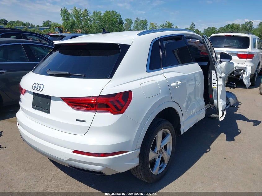 Vin: wa1aucf3xm1096645, lot: 45881610, audi q3 premium 40 tfsi quattro tiptronic 20214