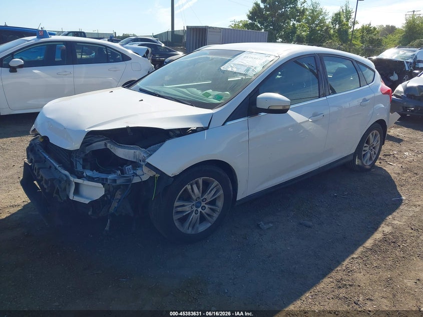 Vin: 1fahp3m22cl334180, lot: 45881626, ford focus sel 20122
