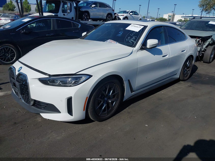 2024 Bmw I4 Gran Coupe Edrive40 WBY73AW03RFR48601 photo 1