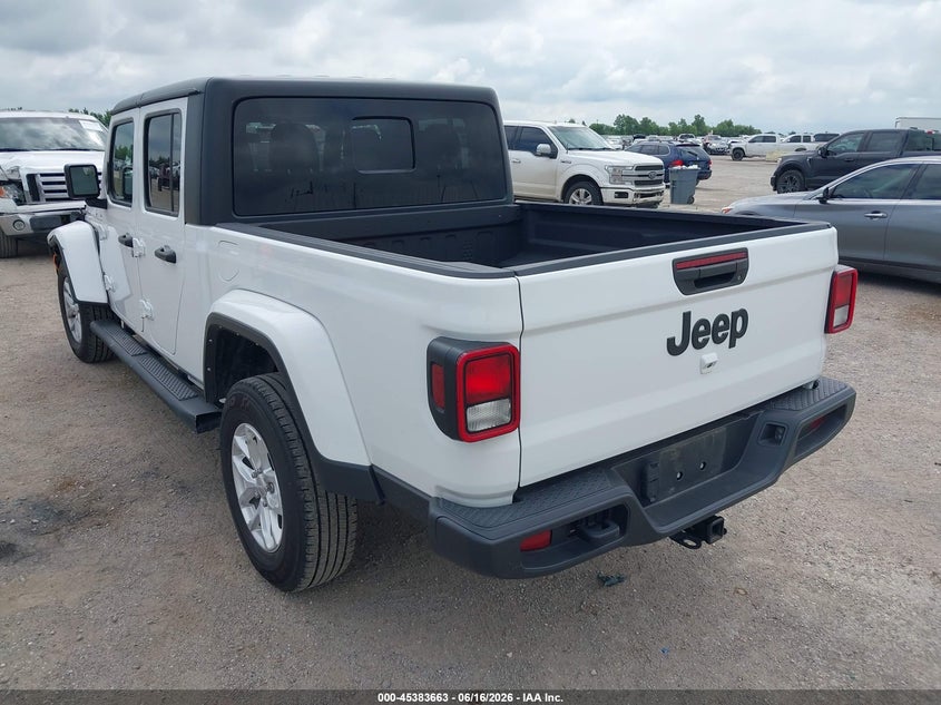 Vin: 1c6hjtag9pl542694, lot: 45881658, jeep gladiator sport s 4x4 20233