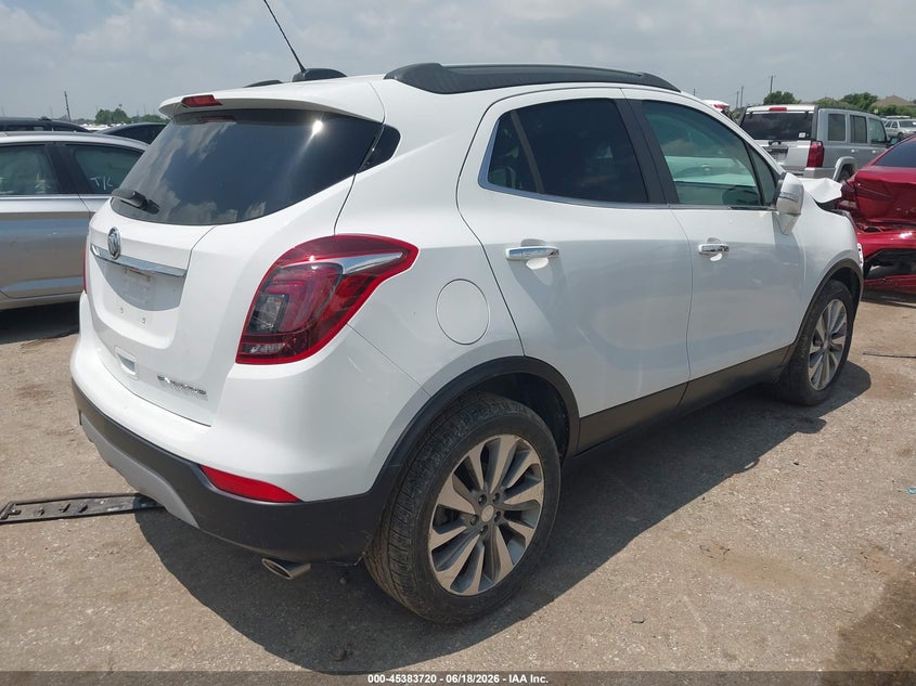 Vin: kl4cjasb3kb726421, lot: 45881715, buick encore fwd preferred 20194