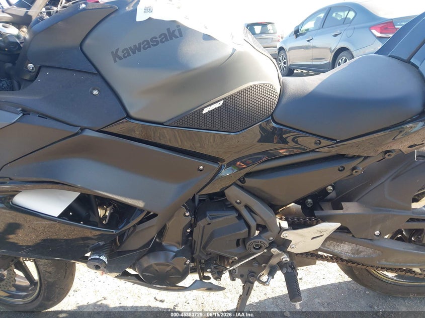 2024 Kawasaki Ex650 P VIN: ML5EXEP18RDAD4635 Lot: 45383729
