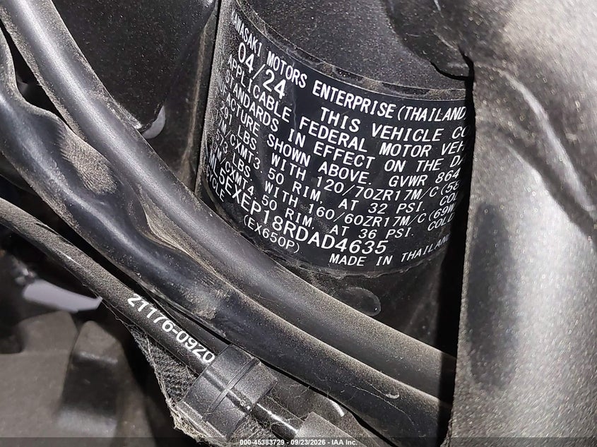 KAWASAKI EX650 2024