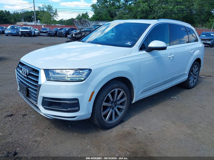 Vin: wa1lhaf7xkd024585, lot: 45881886, audi q7 45 premium/45 se premium 20192