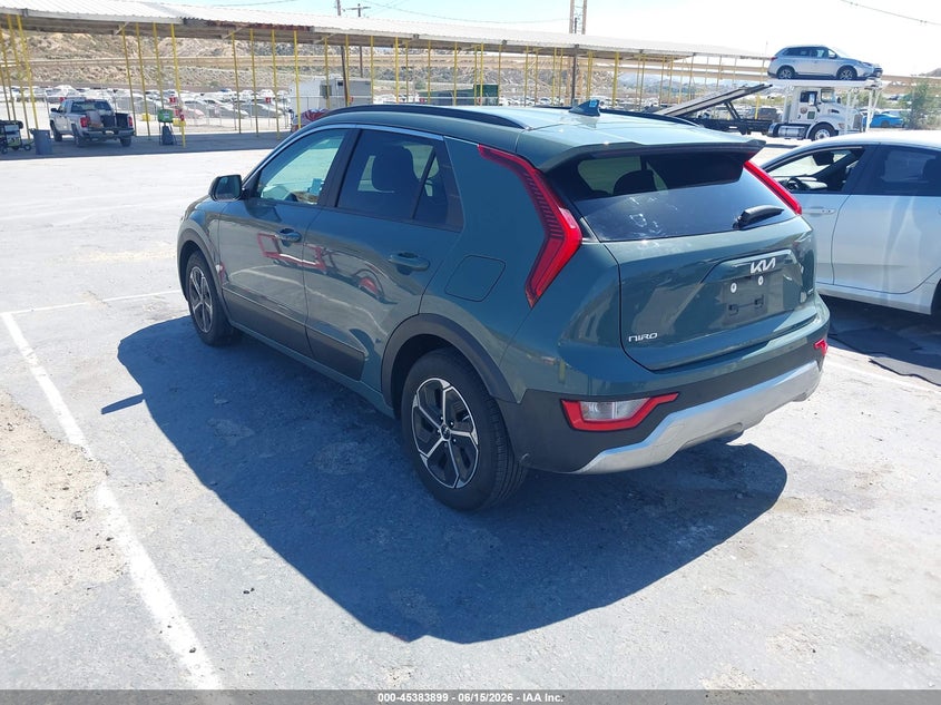 Vin: kndcr3le8t5318628, lot: 45881894, kia niro ex 20263