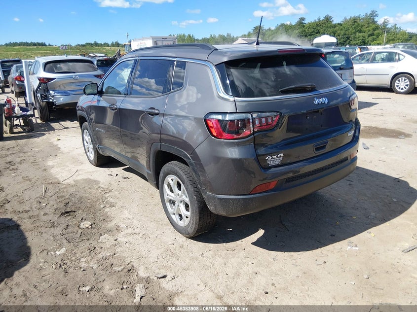 Vin: 3c4njdbn0rt156574, lot: 45881902, jeep compass latitude 4x4 20243