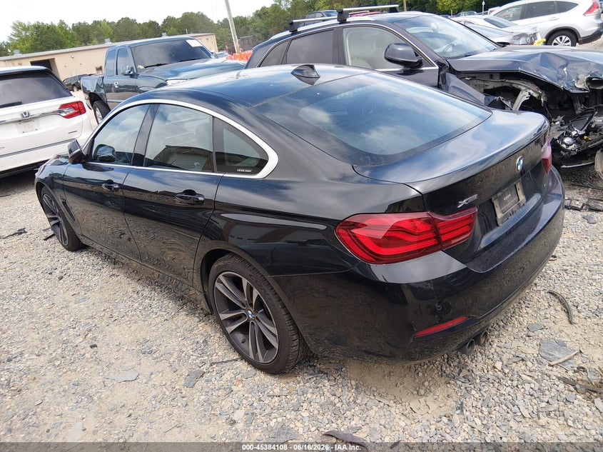 Vin: wba4j3c0xlcd47222, lot: 45882103, bmw 430i gran coupe xdrive 20203