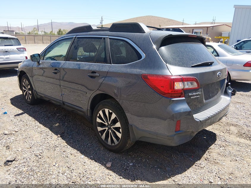 Vin: 4s4bsenc9f3262959, lot: 45882127, subaru outback 3.6r limited 20153