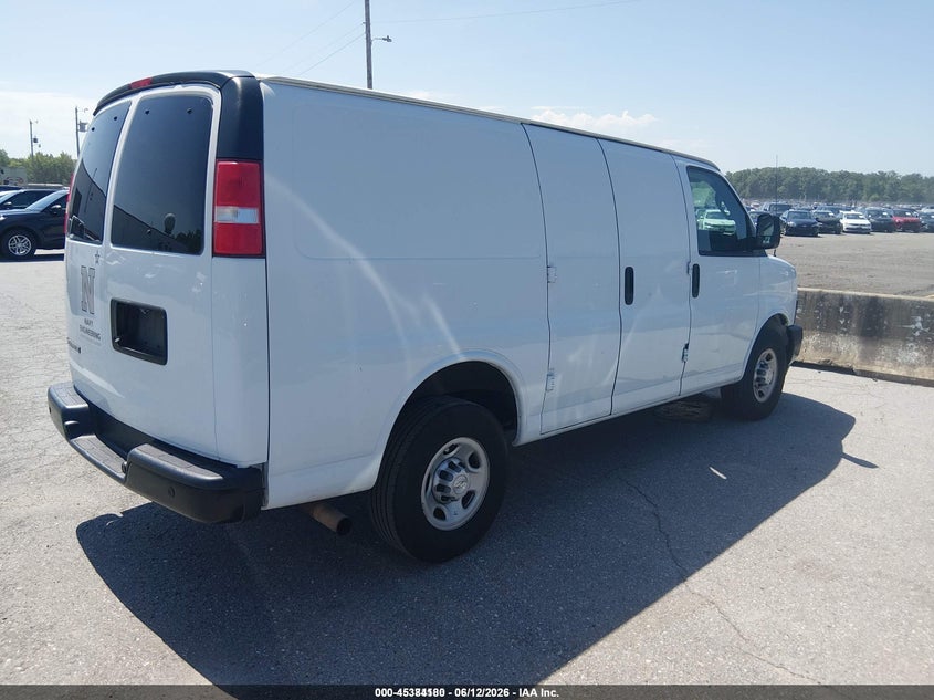 Vin: 1gcwgafg5j1260955, lot: 45882175, chevrolet express 2500 work van 20184
