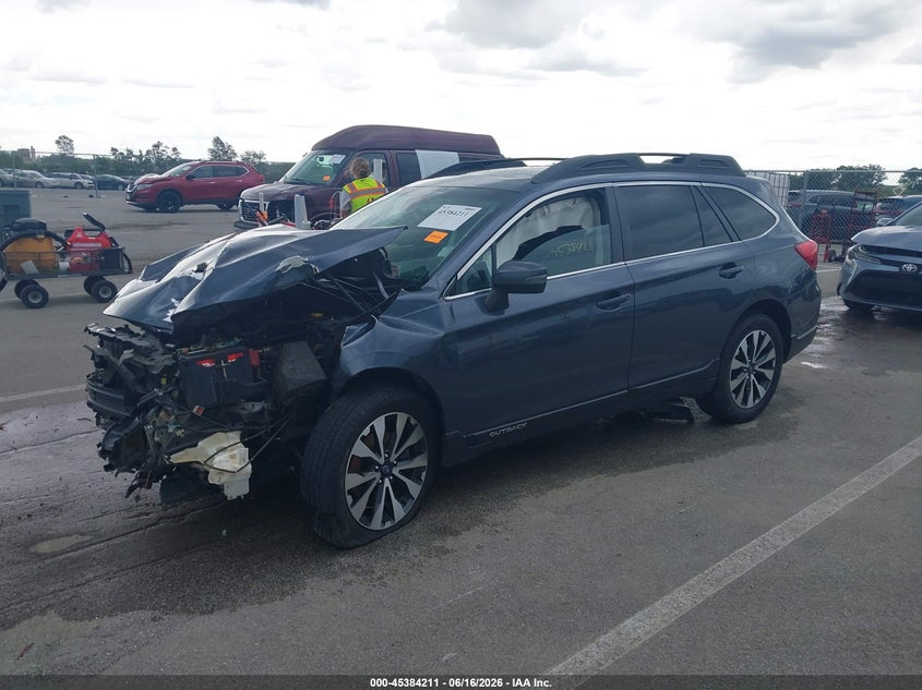 Vin: 4s4bsanc2h3348626, lot: 45882206, subaru outback 2.5i limited 20172