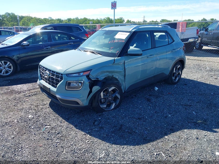 Vin: kmhrc8a38tu432463, lot: 45882211, hyundai venue sel 20262