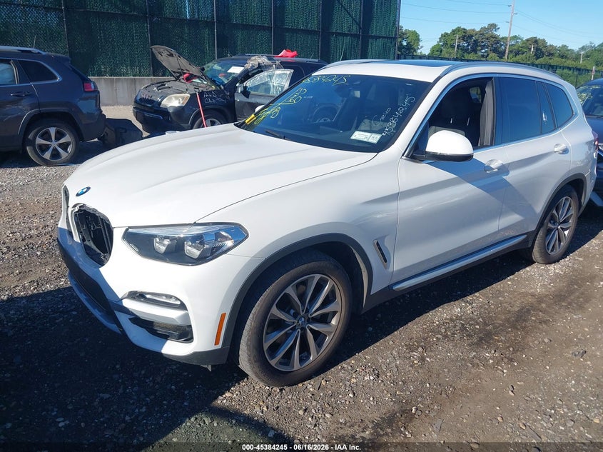 2019 BMW X3 auction photo 2