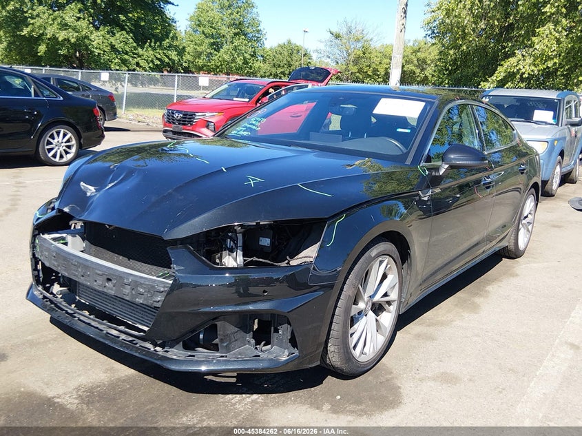 Vin: waucncf58la016302, lot: 45882257, audi a5 sportback premium plus 45 tfsi quattro s tronic 20202