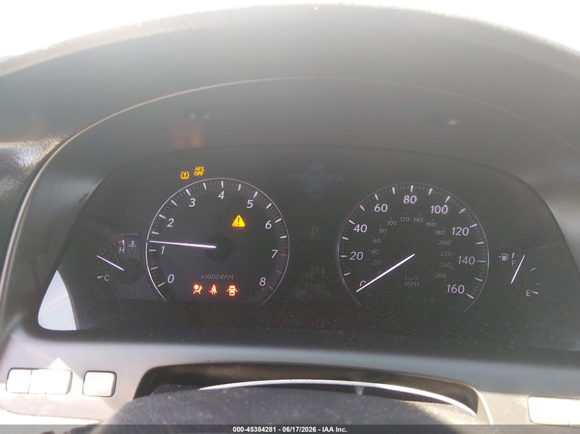 2007 Lexus Ls 460 VIN: JTHBL46FX75018522 Lot: 45384281