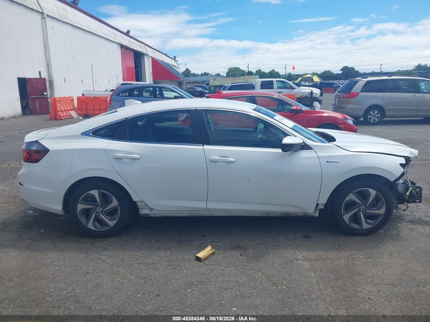 2019 Honda Insight Ex VIN: 19XZE4F56KE027636 Lot: 45384346