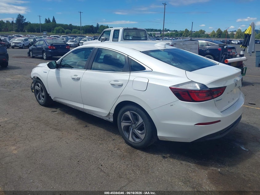 Vin: 19xze4f56ke027636, lot: 45882341, honda insight ex 20193