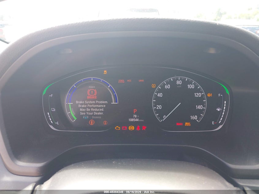 2019 Honda Insight Ex VIN: 19XZE4F56KE027636 Lot: 45384346