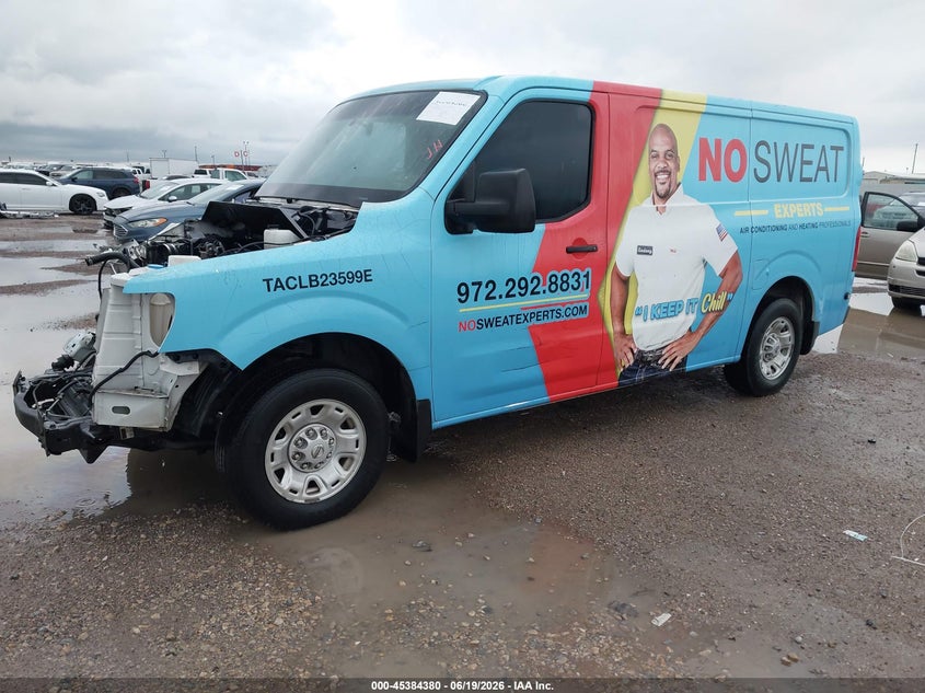 Vin: 1n6bf0km6ln810650, lot: 45882375, nissan nv cargo nv1500 sv standard roof v6 20202