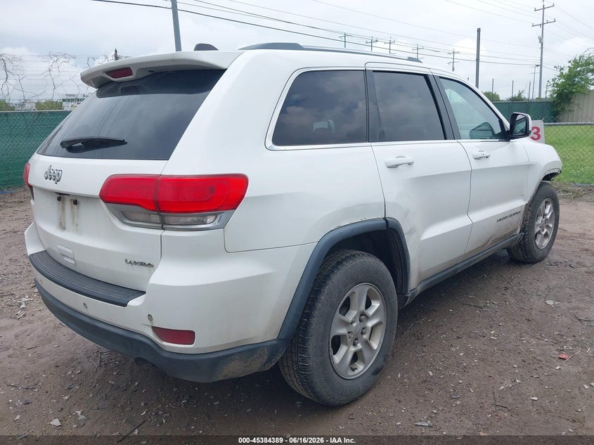 Vin: 1c4rjeag6gc313916, lot: 45882384, jeep grand cherokee laredo 20164