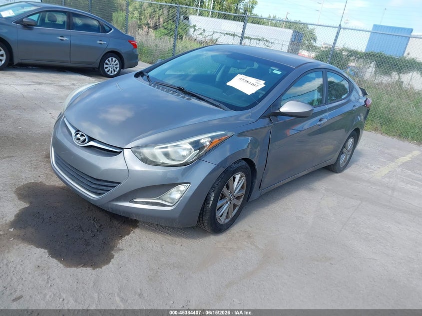 2014 Hyundai Elantra Se 5NPDH4AE0EH483480 photo 1