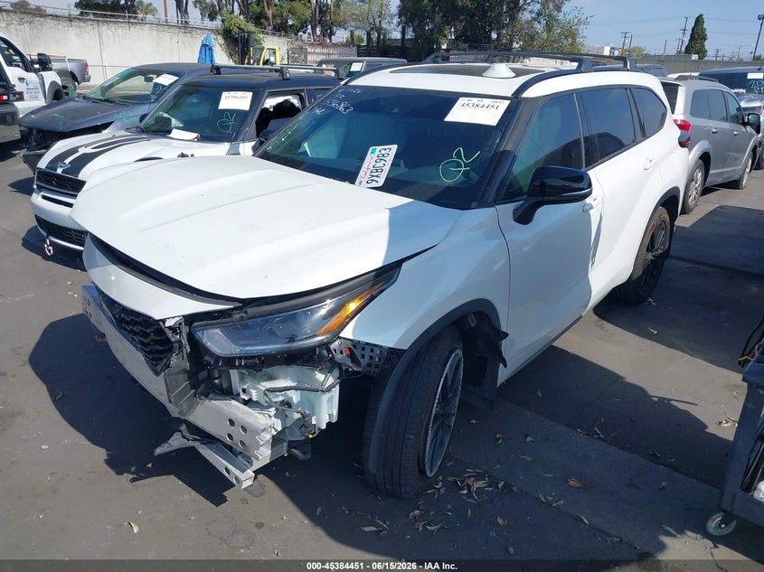 Vin: 5tdkdrah7ps009081, lot: 45882446, toyota highlander xse 20232