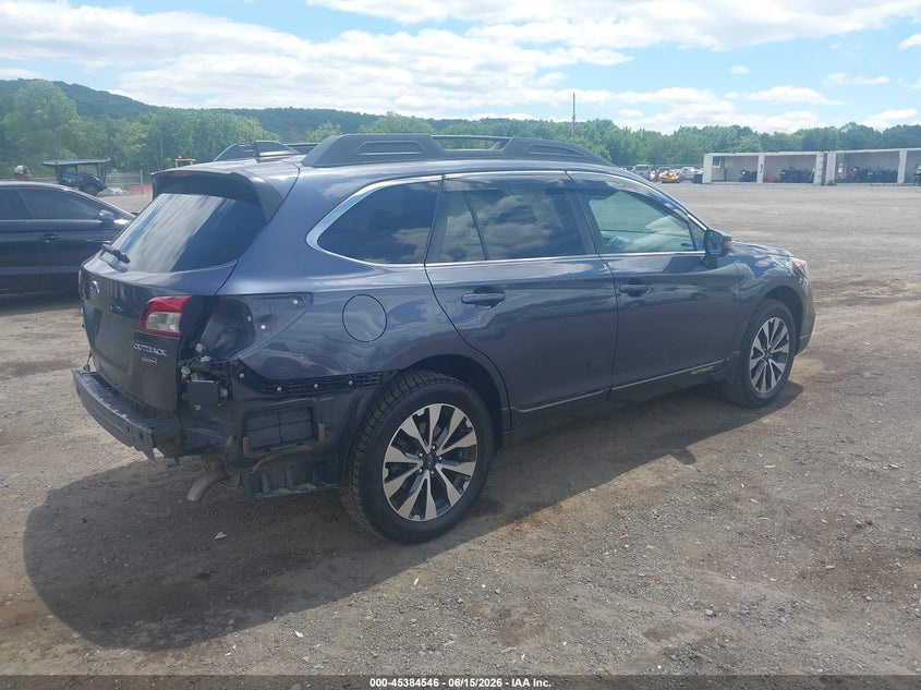 Vin: 4s4bsenc8h3389754, lot: 45882541, subaru outback 3.6r limited 20174