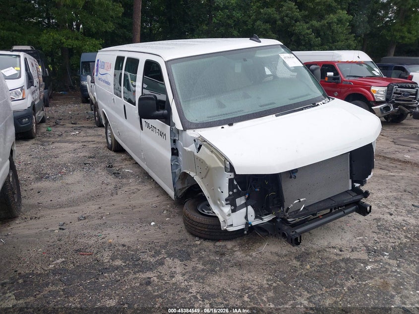 Vin: 1gcwgbf73s1160960, lot: 45882544, chevrolet express cargo rwd 2500 extended wheelbase wt 2025 img_1