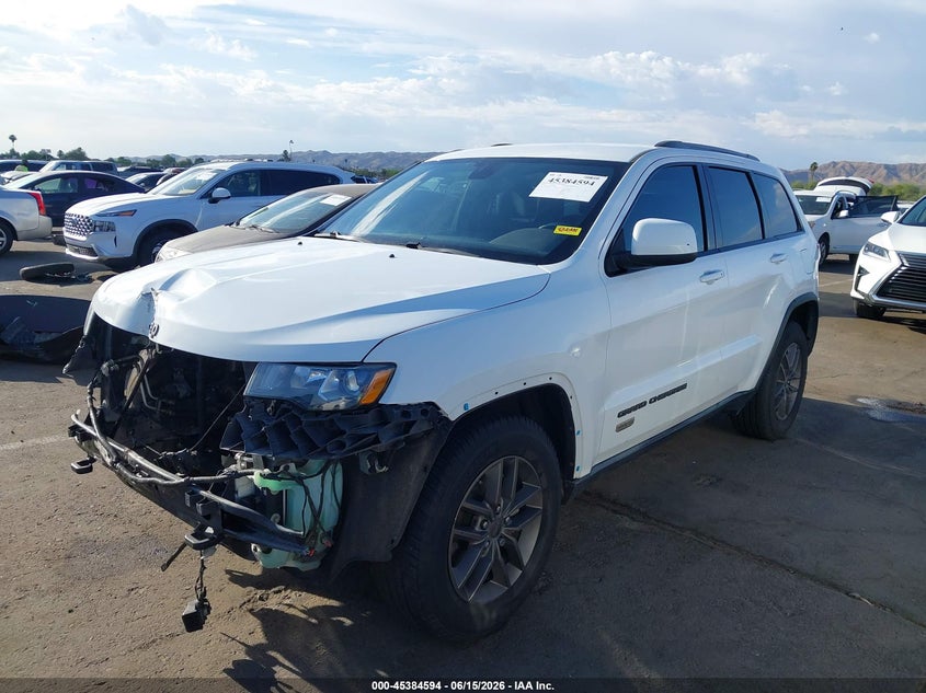 Vin: 1c4rjeag5gc358751, lot: 45882588, jeep grand cherokee 75th anniversary 20162