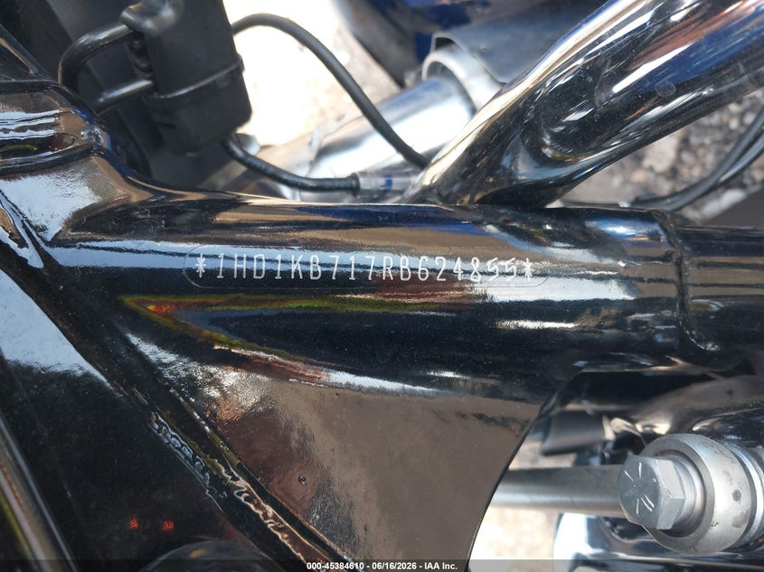2024 Harley-Davidson Flhx VIN: 1HD1KB717RB624855 Lot: 45384610