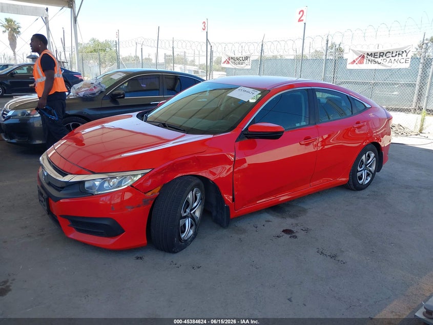 2018 Honda Civic Lx 2HGFC2F51JH597643 photo 1