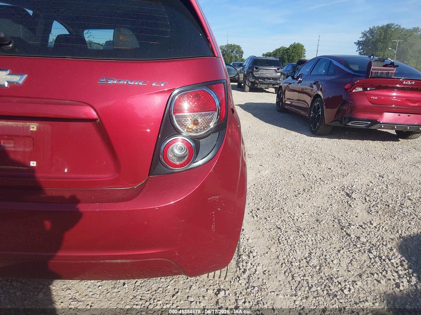 2012 Chevrolet Sonic 2Lt VIN: 1G1JC6SH3C4117367 Lot: 45384678