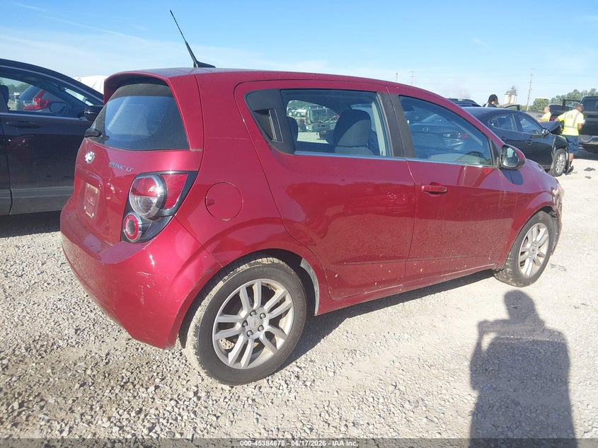 Vin: 1g1jc6sh3c4117367, lot: 45882674, chevrolet sonic 2lt 20124