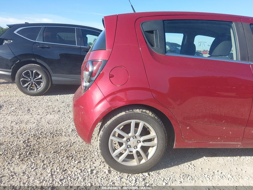 2012 Chevrolet Sonic 2Lt VIN: 1G1JC6SH3C4117367 Lot: 45384678
