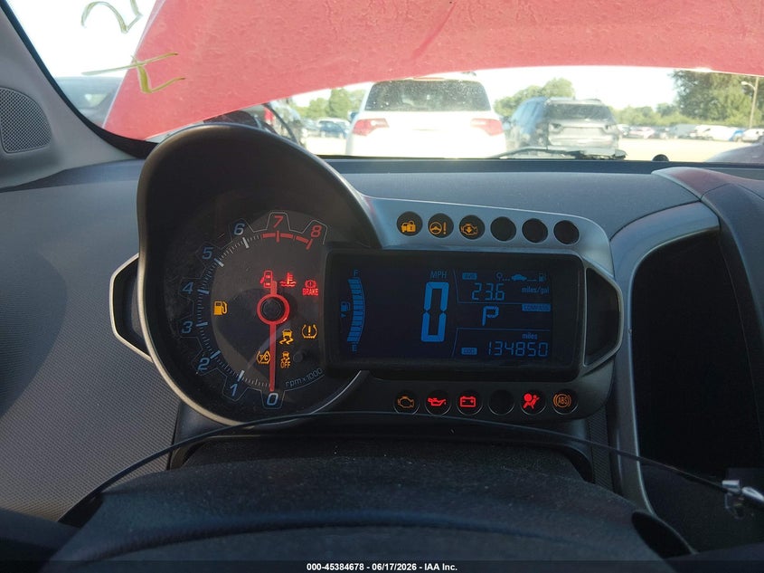 2012 Chevrolet Sonic 2Lt VIN: 1G1JC6SH3C4117367 Lot: 45384678