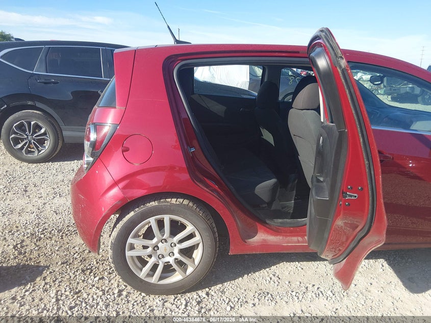 2012 Chevrolet Sonic 2Lt VIN: 1G1JC6SH3C4117367 Lot: 45384678