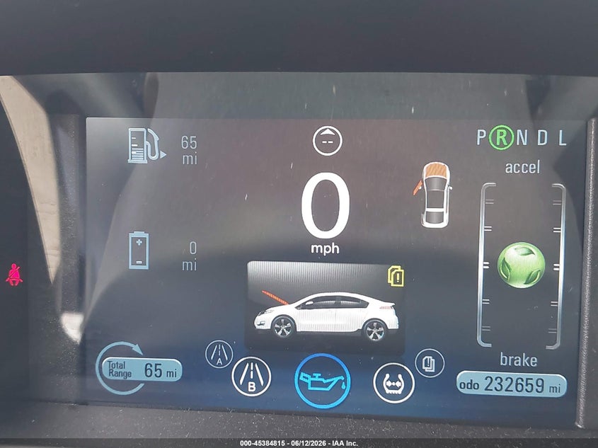 2012 Chevrolet Volt VIN: 1G1RA6E49CU104012 Lot: 45384815