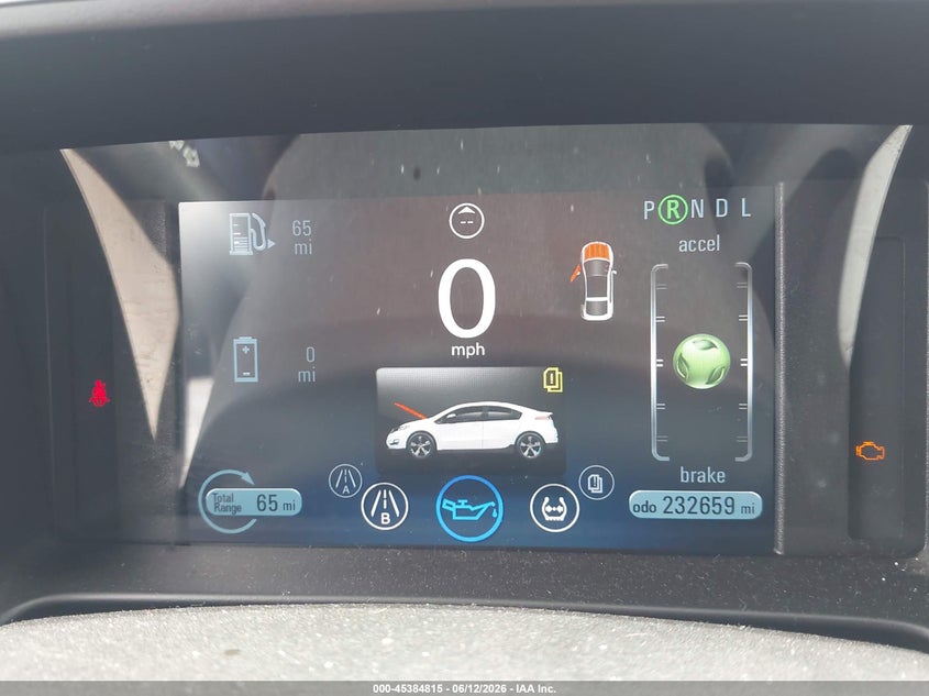 2012 Chevrolet Volt VIN: 1G1RA6E49CU104012 Lot: 45384815