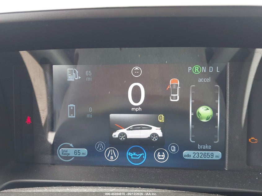2012 Chevrolet Volt VIN: 1G1RA6E49CU104012 Lot: 45384815