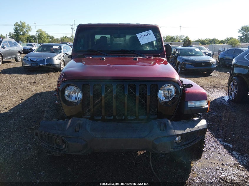 2021 Jeep Gladiator Willys 4X4 VIN: 1C6HJTAG7ML523069 Lot: 45384839