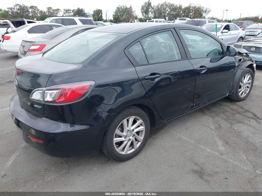 Vin: jm1bl1w81c1547067, lot: 45882898, mazda mazda3 i grand touring 20124