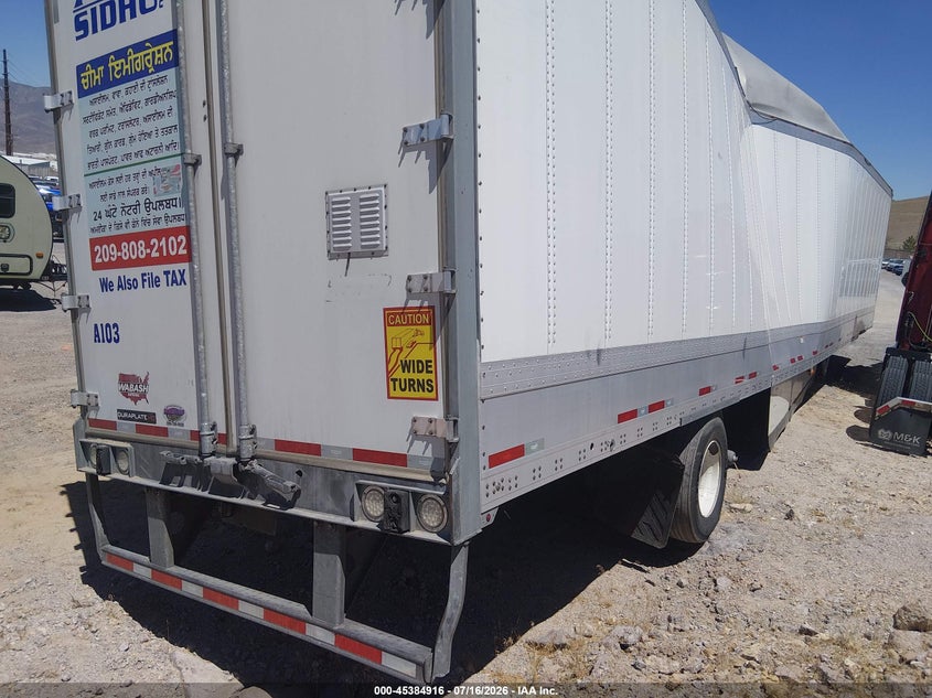 2022 WABASH NATIONAL CORP DRY VAN SEMI auction photo 4