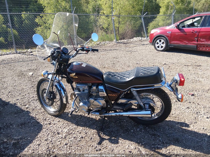 1982 Honda Cb650 VIN: JH2RC0507CM302168 Lot: 45384922
