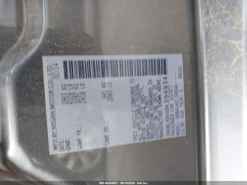 2024 NISSAN ALTIMA SEDAN 2.5L I-4 DI, DOHC, VVT, 188HP