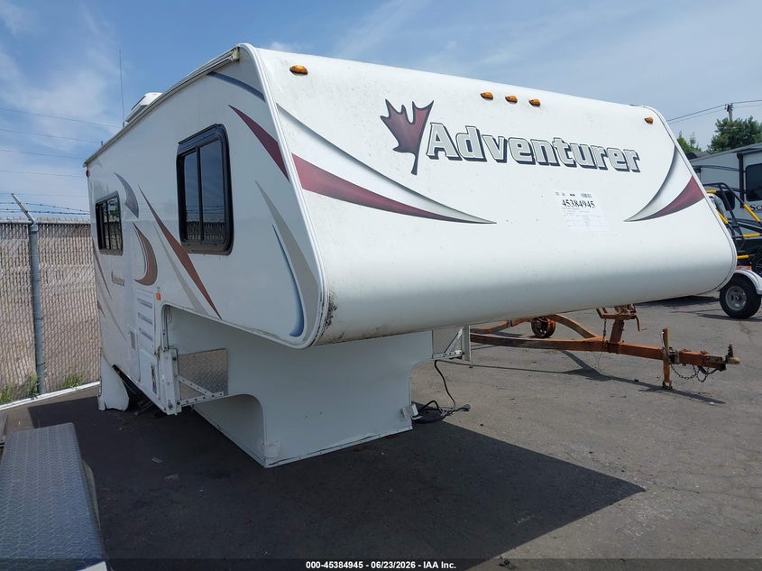 2014 ADVENTURER TRUCK CAMPER auction photo 1