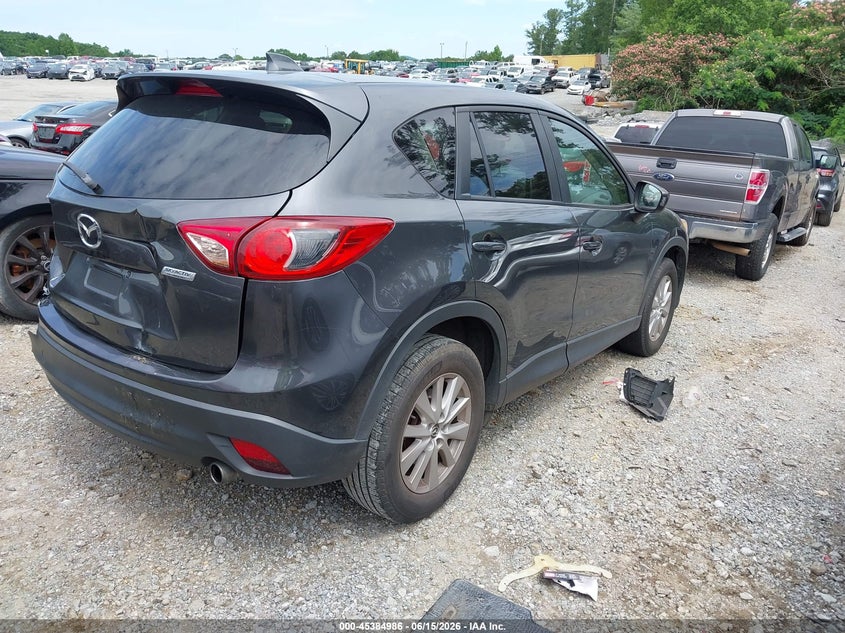 Vin: jm3ke2cy8f0450647, lot: 45882981, mazda cx-5 touring 20154