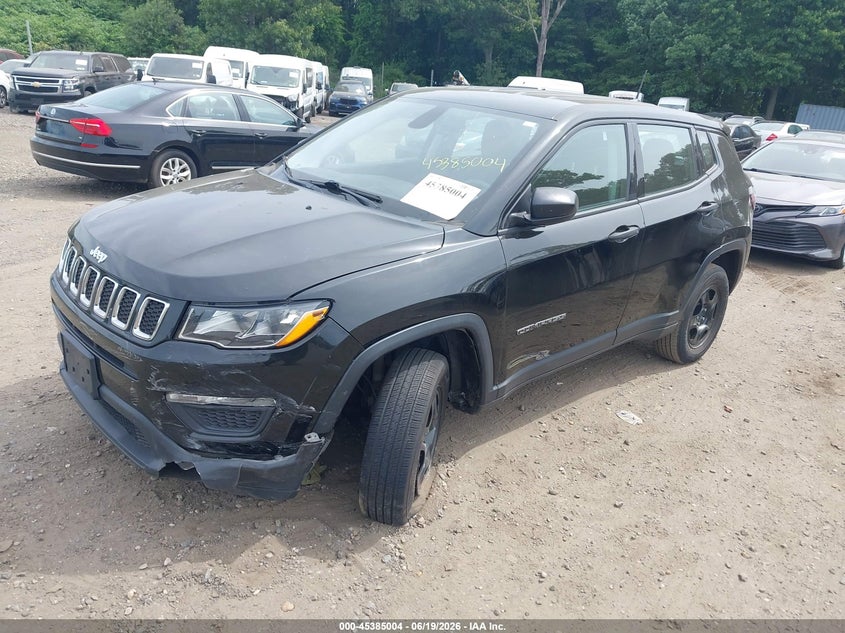 Vin: 3c4njdab9lt137732, lot: 45882999, jeep compass sport 4x4 20202