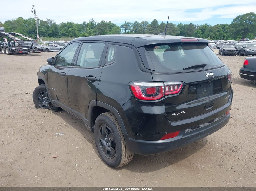 Vin: 3c4njdab9lt137732, lot: 45882999, jeep compass sport 4x4 20203